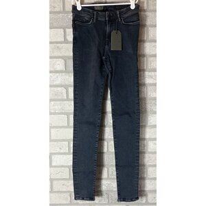 NWT ALL SAINTS MSRP $160 Size 25 Jeans Grace Skinny Fit Mid Rise Body Shaping